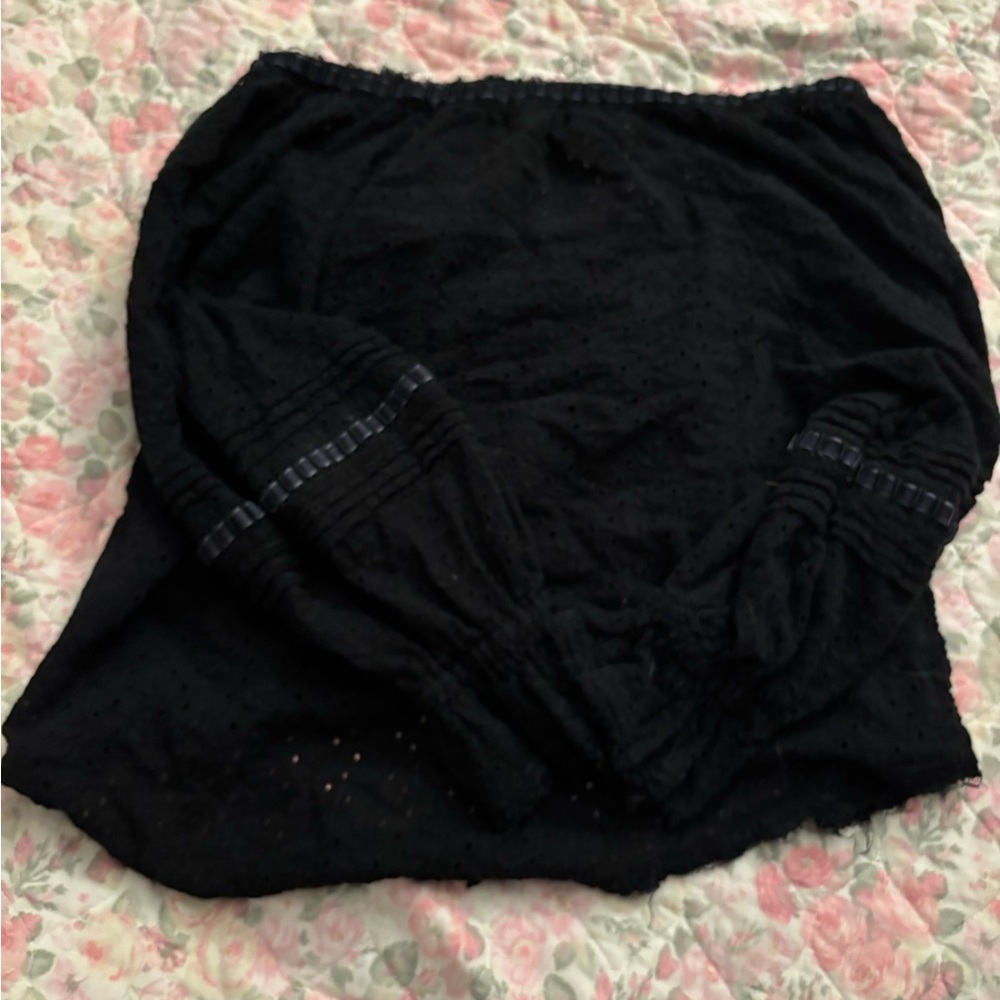 Chic Black Off-Shoulder Top